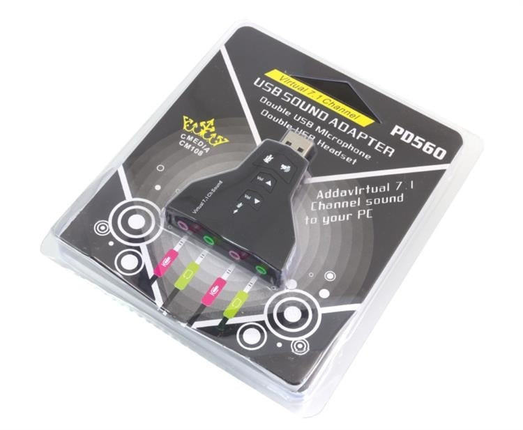 7.1 garso plokštė USB AUX