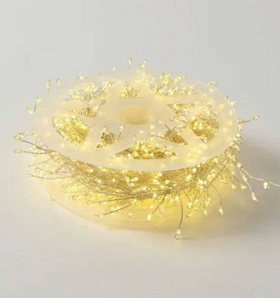 1000 LED, 30 m šiltai balta LED girlianda