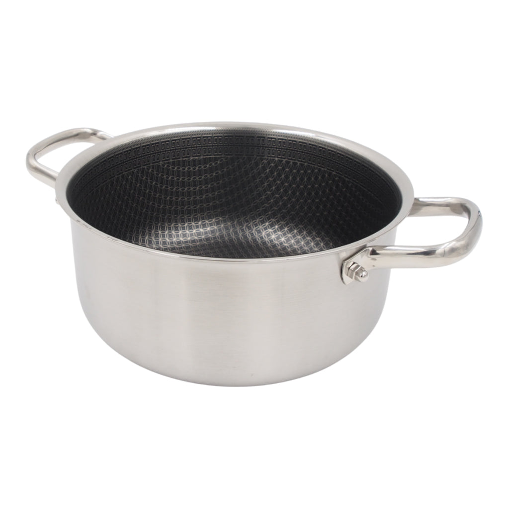 Puodas su dangčiu OSFÉ Tri-Ply, 24 cm, 5 l