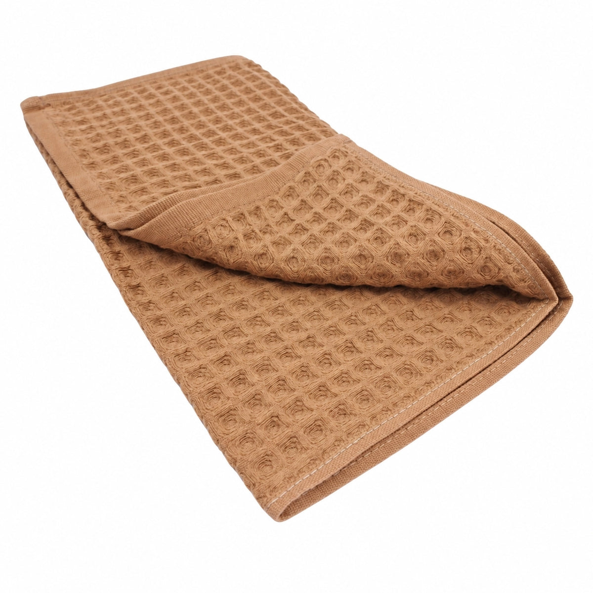 34 × 74 cm rudos spalvos medvilninis koriuko tipo rankšluostis