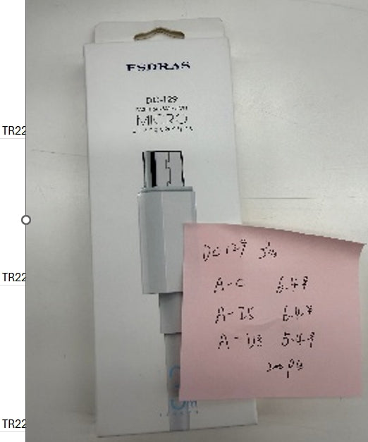 3M USB–USB-C įkrovimo ir duomenų perdavimo laidas ESDRAS