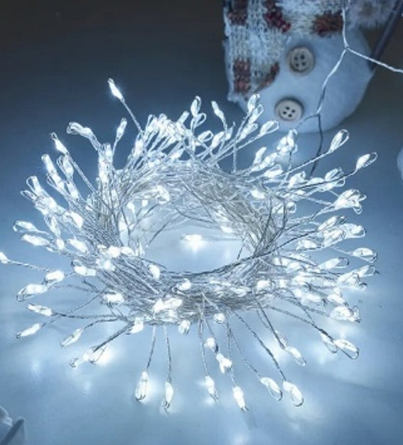 500 LED, 20 m šaltai balta LED girlianda