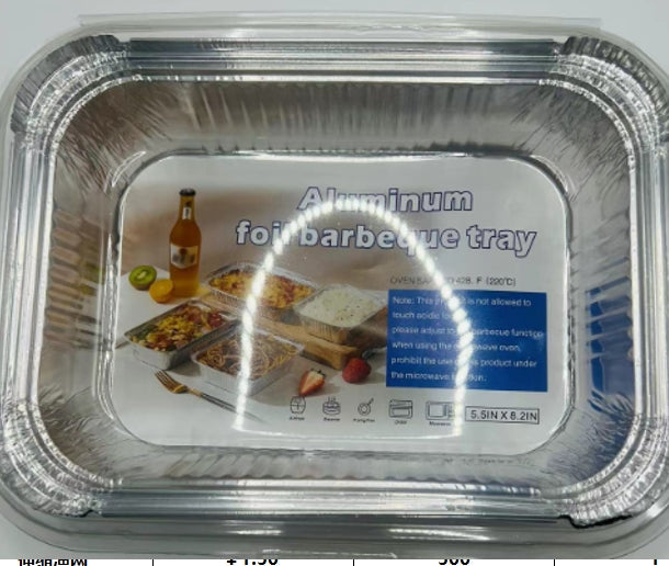 Aliumininiai kepimo indeliai, 4 vnt.
