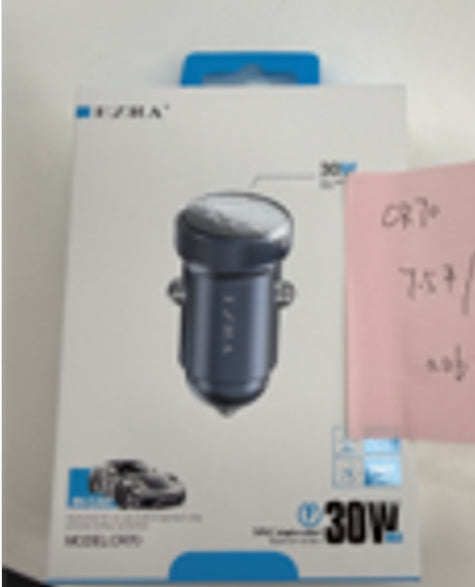 Automobilinis greitojo įkrovimo adapteris EZRA CR70 30 W