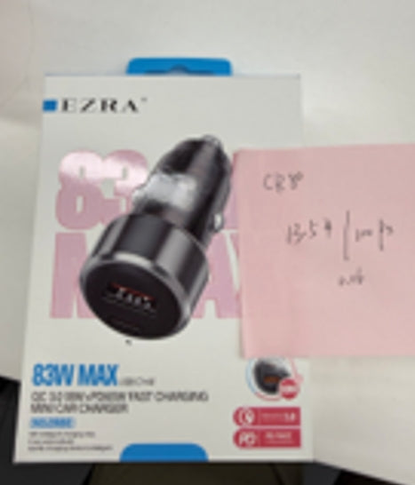 Automobilinis greitojo įkrovimo adapteris EZRA CR80 83 W