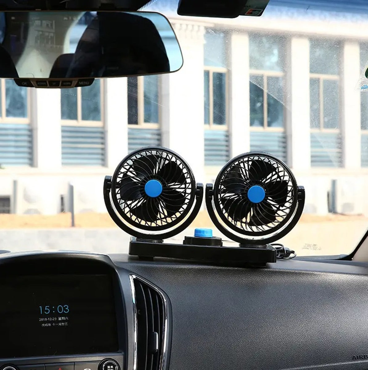 Automobilinis ventiliatorius su USB