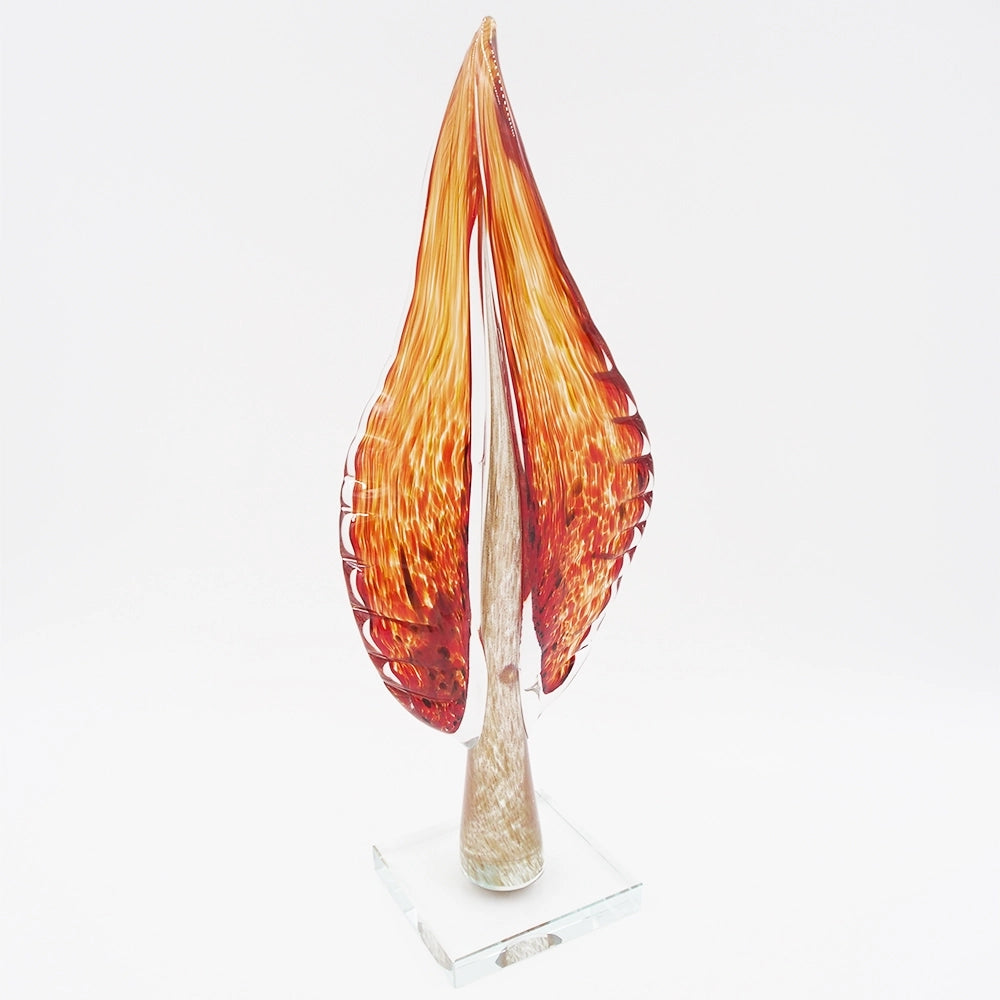 Dekoratyvinė stiklo skulptūra, 13×9×41 cm