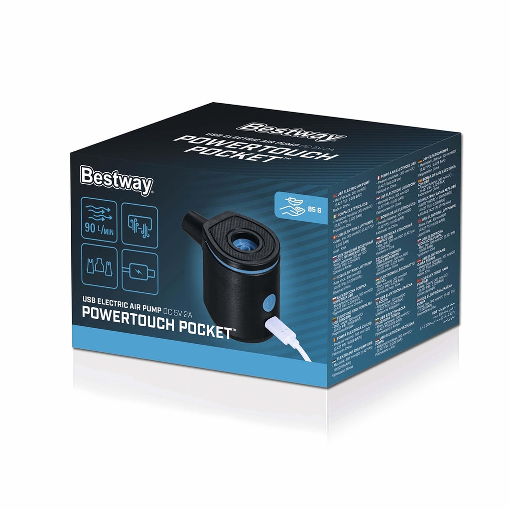 Elektrinė oro pompa „Bestway PowerTouch Pocket“ su USB laidu