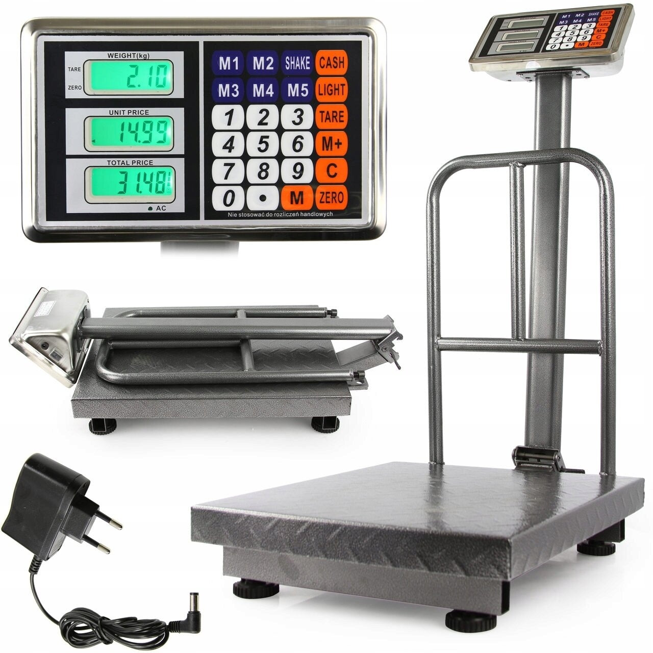 Elektroninės platforminės svarstyklės 300 kg / 50 g TR491B