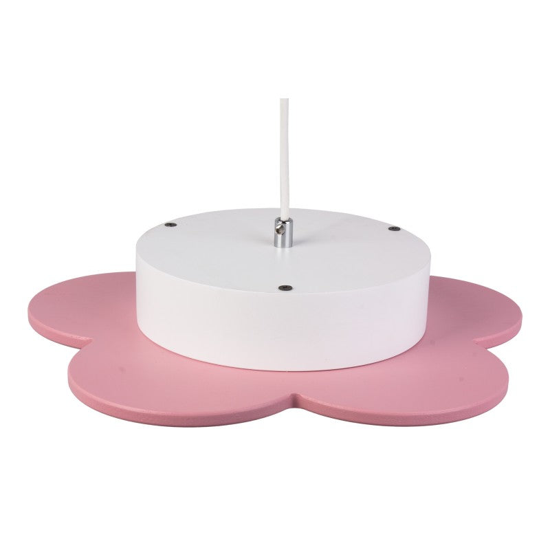 Lampa wisząca Fiore LED róż