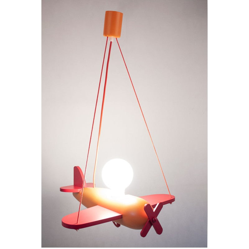 Lampa wisząca Clipper czerwono-pomarańczowy
