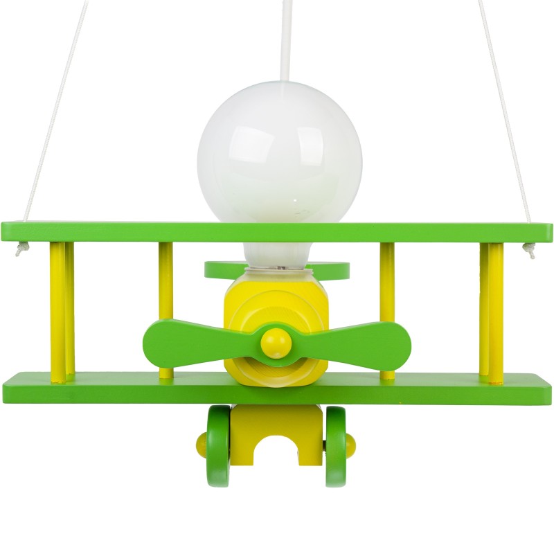 Lampa wisząca Samolot mały zielony
