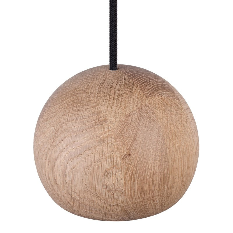 Lampa wisząca BALLI 1 pł dąb - czarny