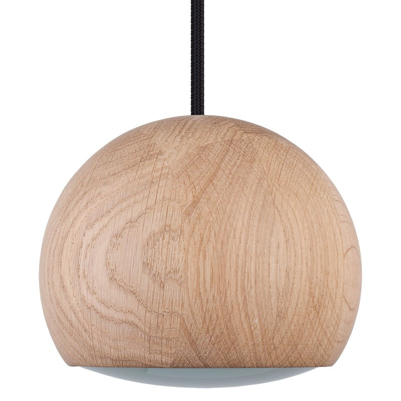 Lampa wisząca BALLI 2 pł dąb - czarny