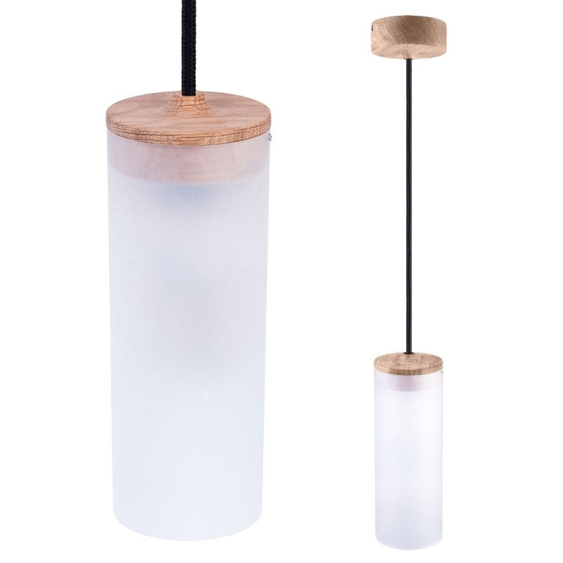 Lampa wisząca BARREL-1 - czarny