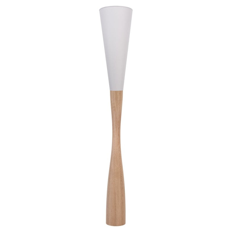 Lampa podłogowa CHINKA - dąb - szary