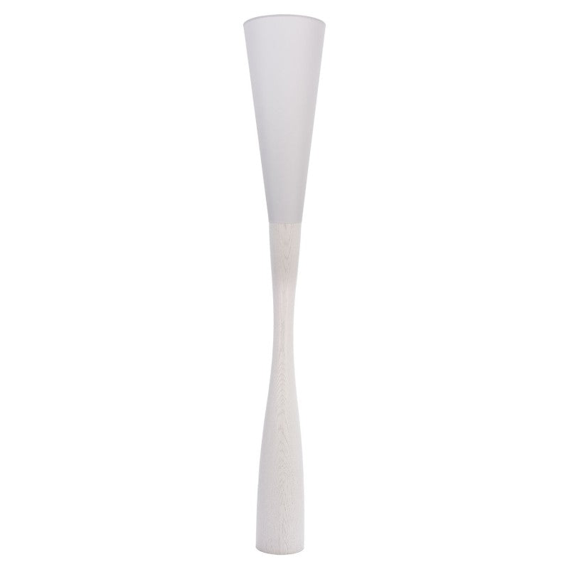 Lampa podłogowa CHINKA - biała - szary
