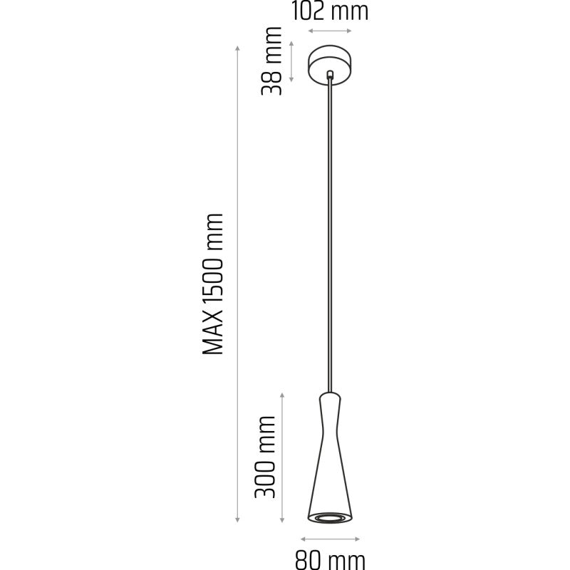 Lampa wisząca olcha Vegas - biały