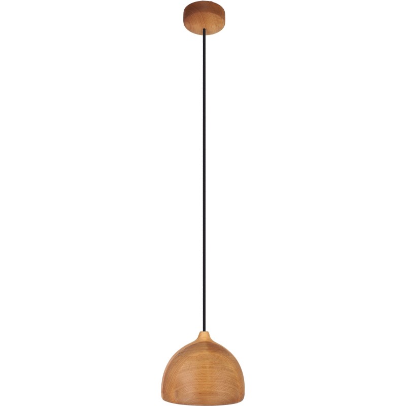 Lampa wisząca ACORN I olcha - czarny przewód