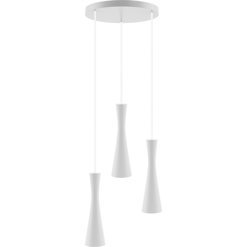 Lampa wisząca biała Vegas 1 pł
