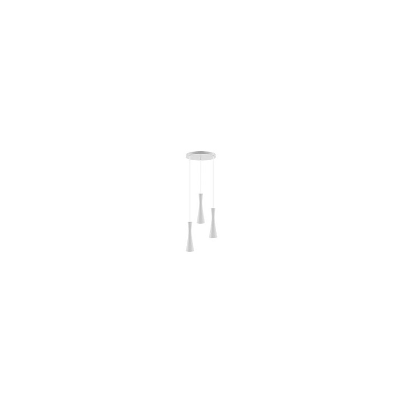 Lampa wisząca biała Vegas 1 pł