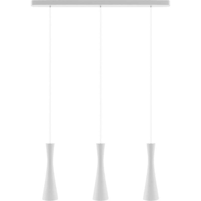 Lampa wisząca biała Vegas 3 pł