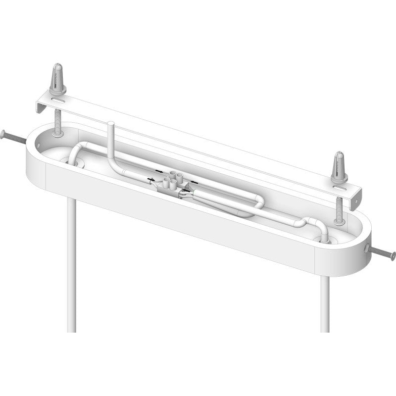 Lampa wisząca szara Madera 2 pł