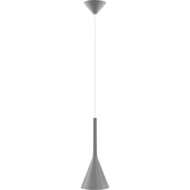 Lampa wisząca szara Zen 1pł