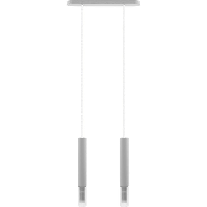 Lampa wisząca Madera2 klosz 2 pł biały