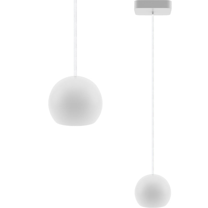 Lampa wisząca BALLI 1 pł biała