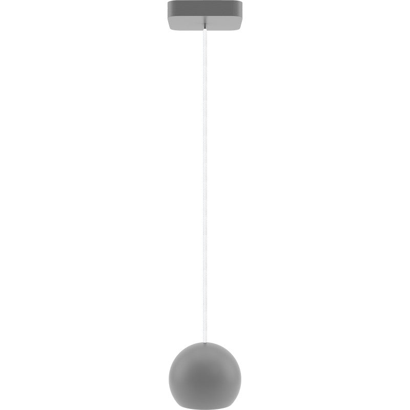 Lampa wisząca BALLI 1 pł szara