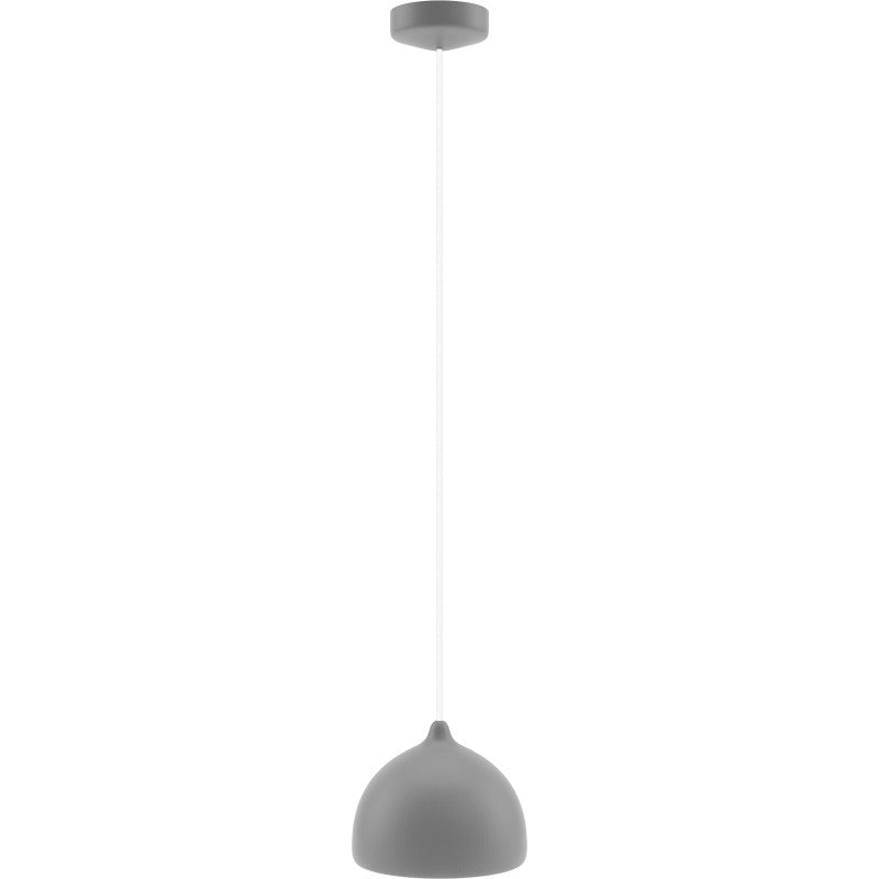 Lampa wisząca ACORN I szara - biały przewód