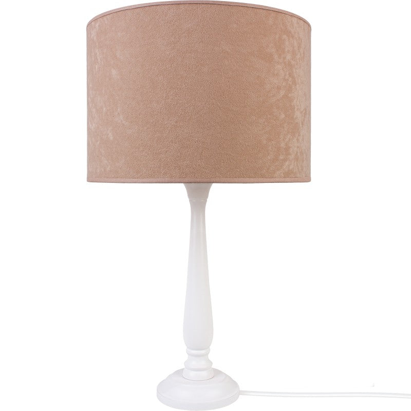 Lampa stołowa BERTA abażur beż