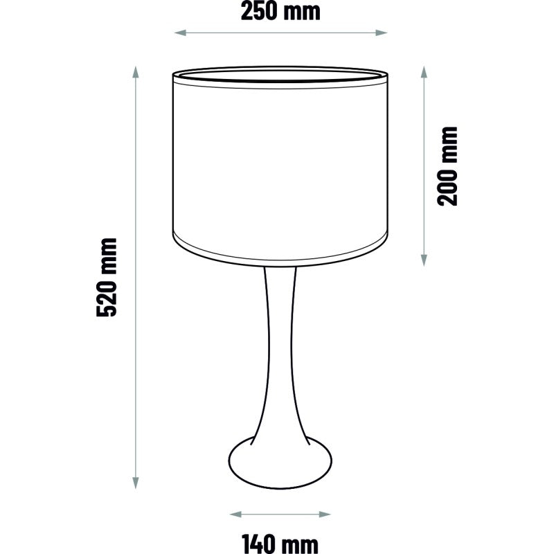 Lampa stołowa BEAVIS - dąb