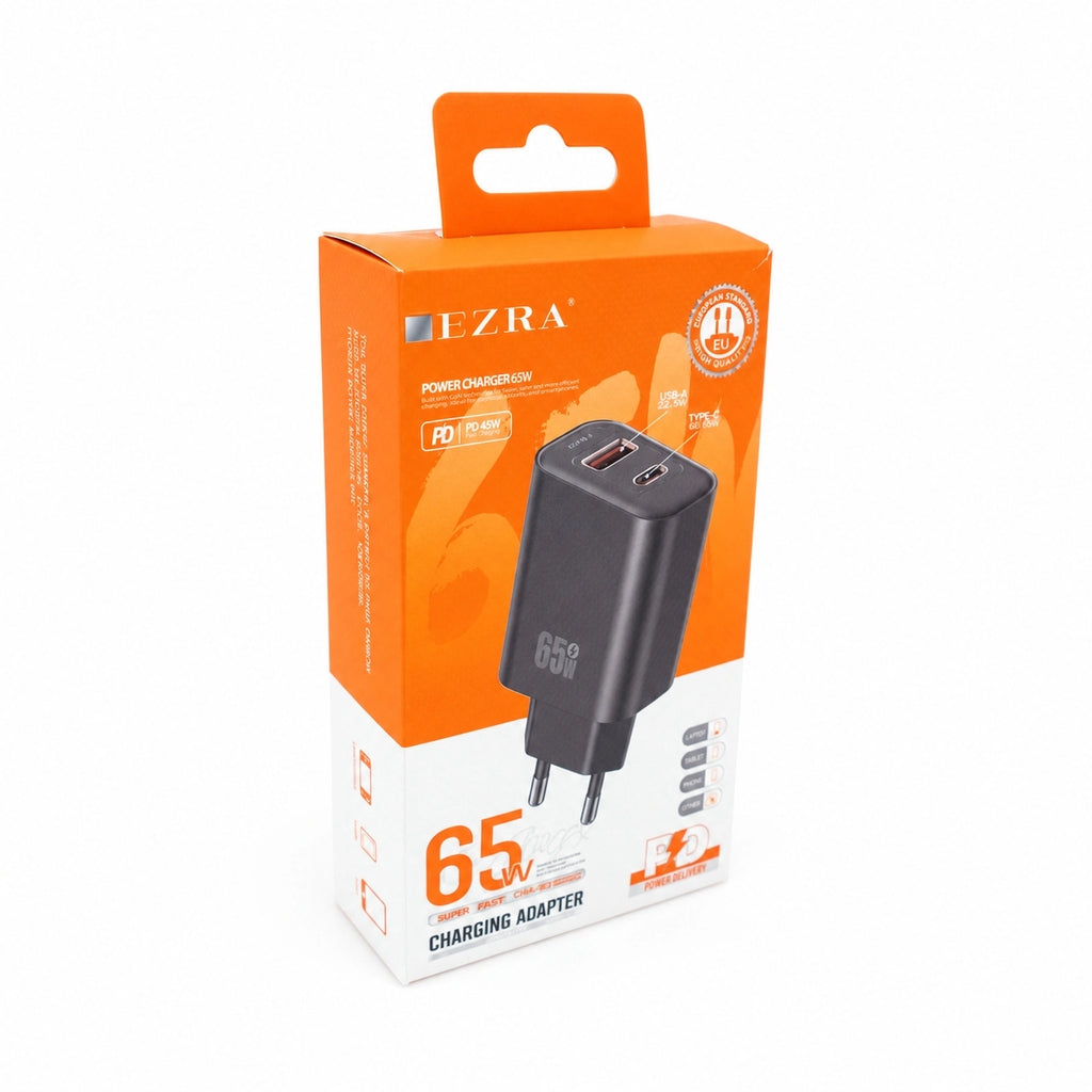 Greitojo įkrovimo adapteris EZRA HC256 65 W