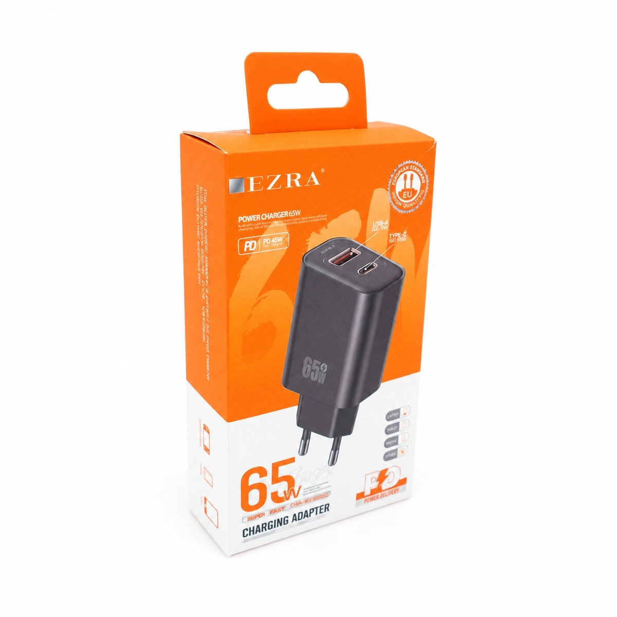 Greitojo įkrovimo adapteris EZRA HC256 65 W