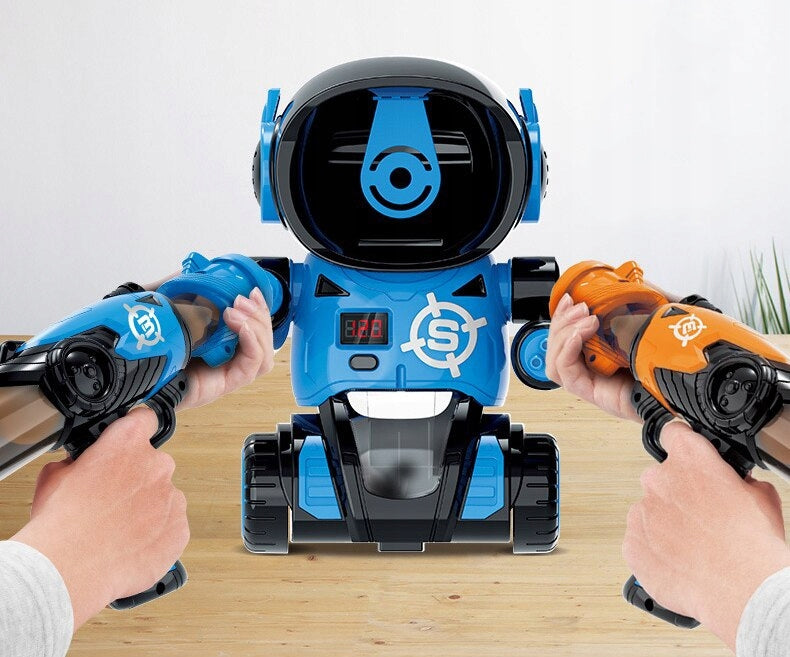 Interaktyvus šaudymo žaidimas „Robotų mūšis“