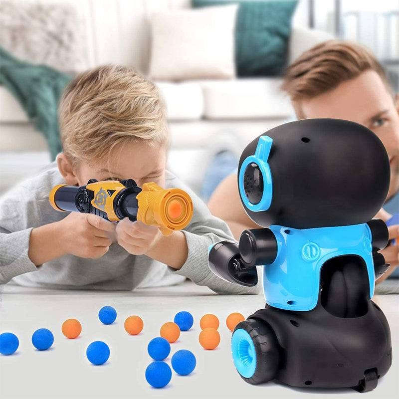 Interaktyvus šaudymo žaidimas „Robotų mūšis“