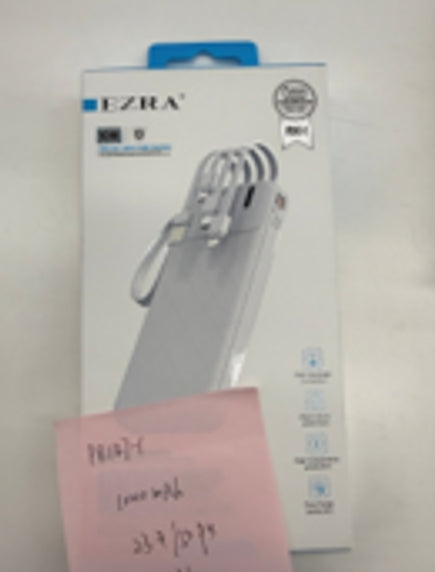 Išorinė baterija su integruotais laidais EZRA PB147-1 10 000 mAh