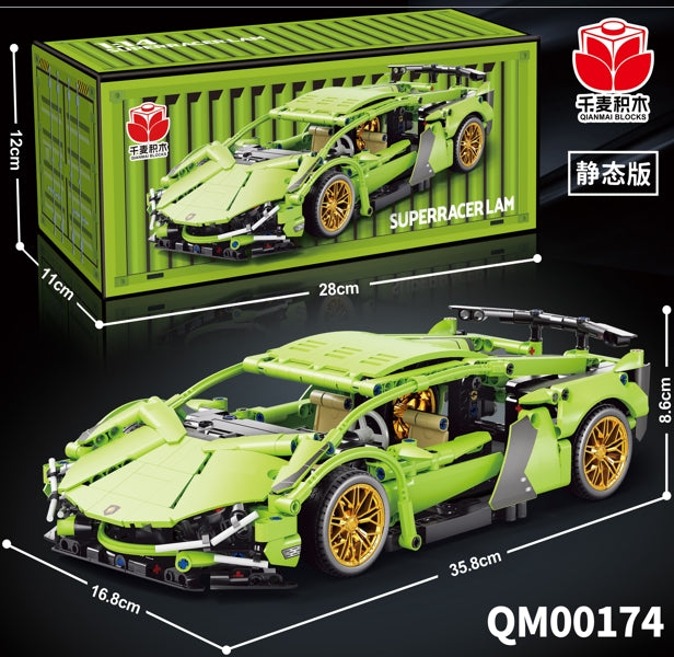 Konstruktorius sportinis automobilis konteinerio dėžutėje TR2387