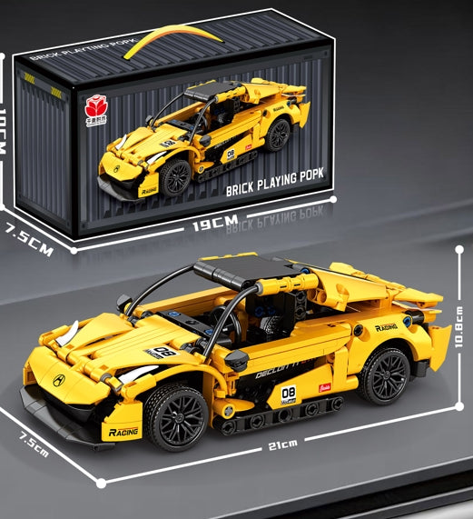 Konstruktorius sportinis automobilis konteinerio dėžutėje TR2387G