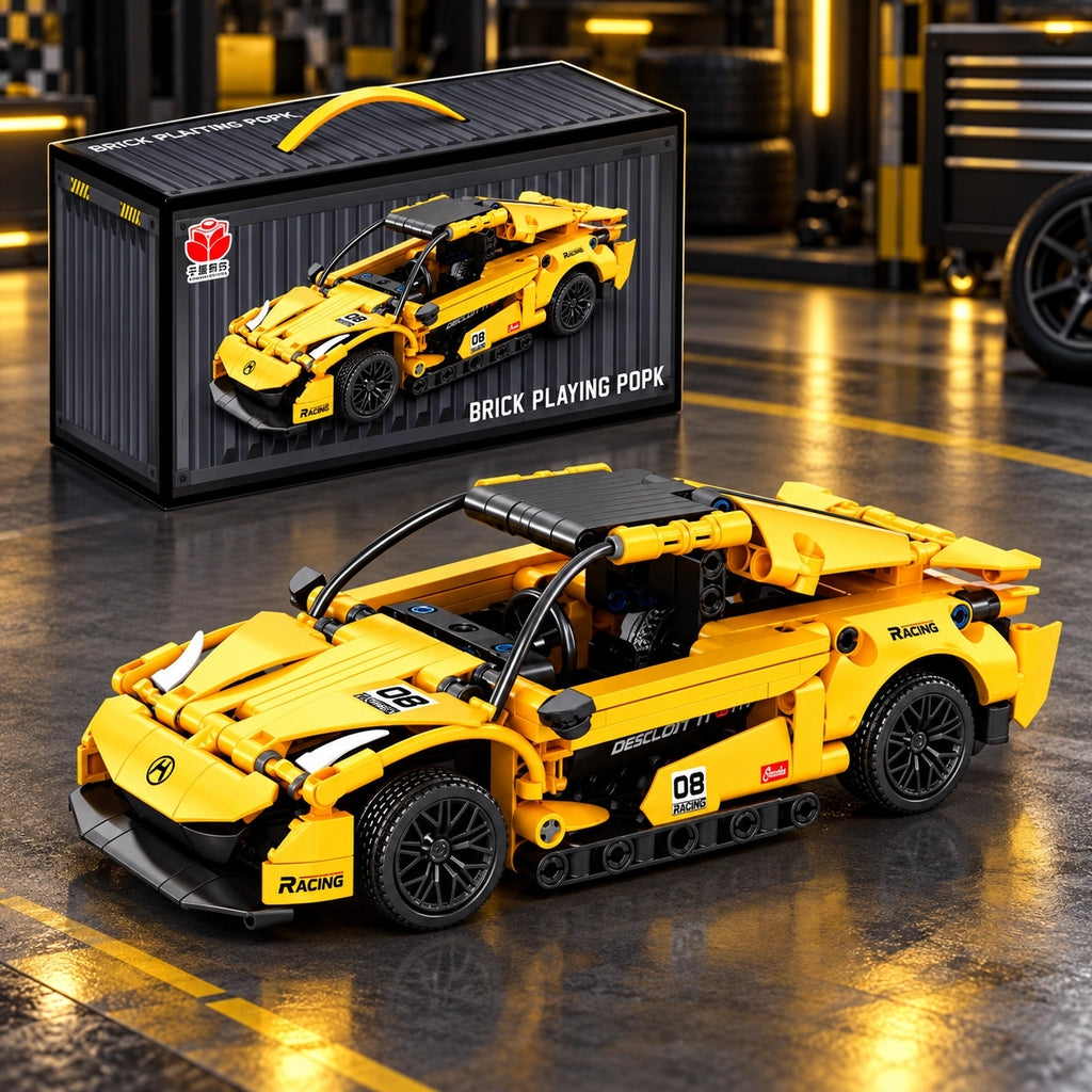 Konstruktorius sportinis automobilis konteinerio dėžutėje TR2387G