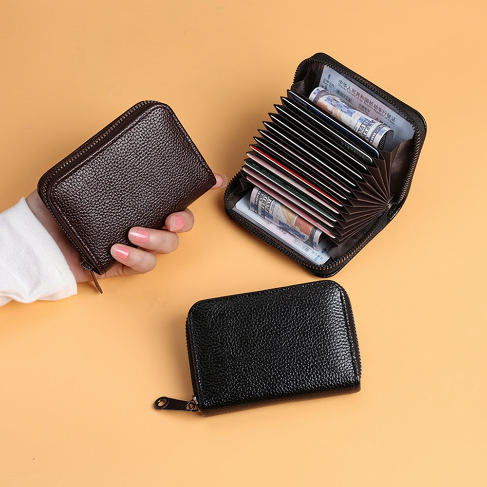 Kortelių piniginė - Ruda