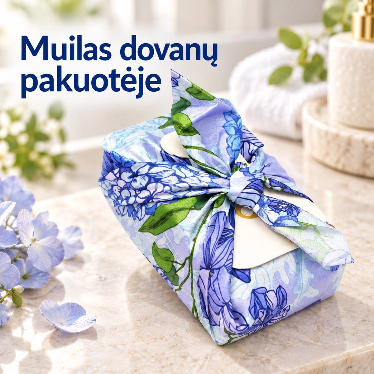 Kvapnus muilas su dekoratyviniu kaspinėliu TR2267
