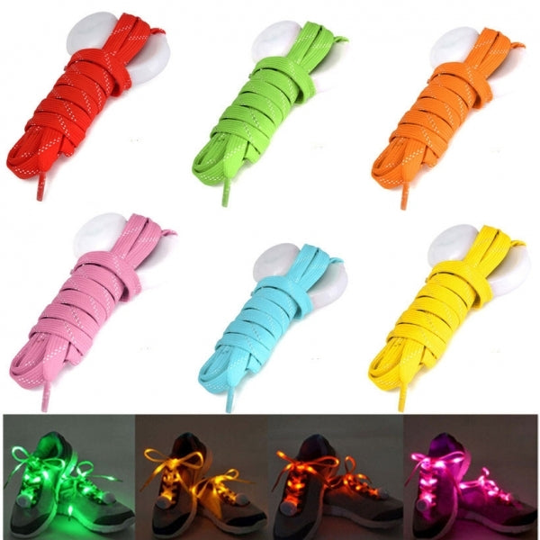 LED šviečiantys batų raišteliai - Žalia