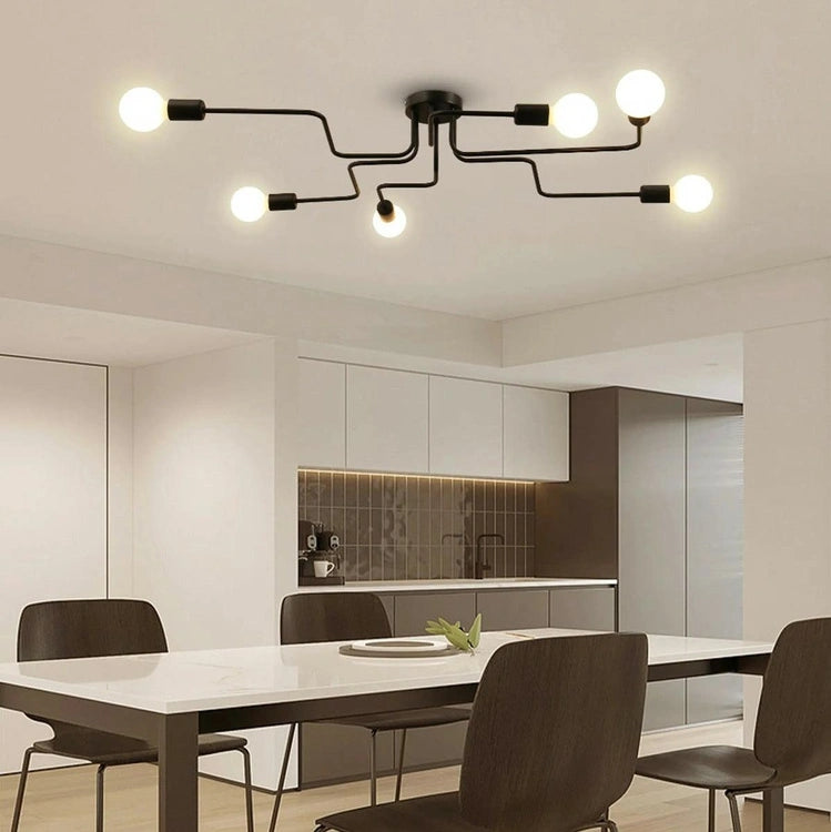 Loft stiliaus lubinis šviestuvas