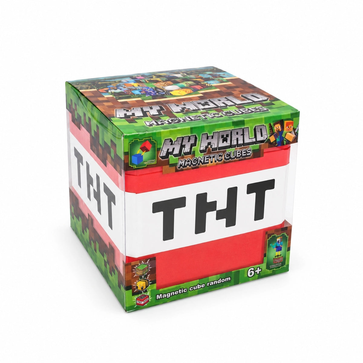 Magnetinis „Minecraft“ tipo konstruktorius TNT