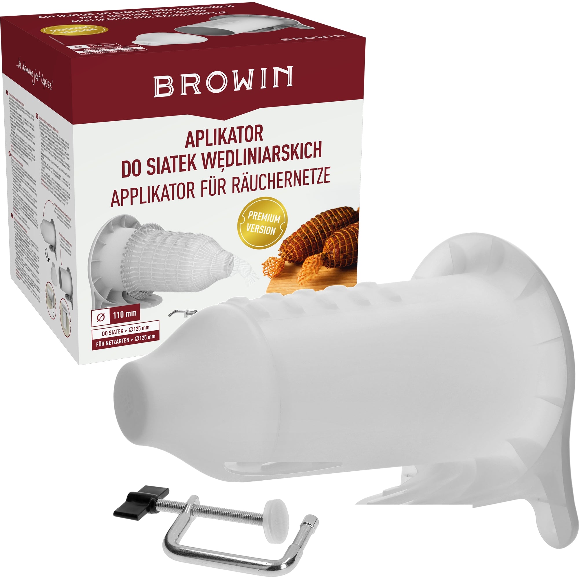 Mėsos tinklelio aplikatorius