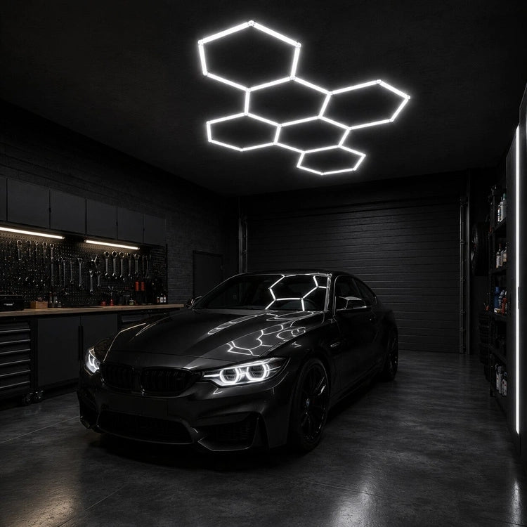 Modulinis lubinis LED šviestuvas Hexagon