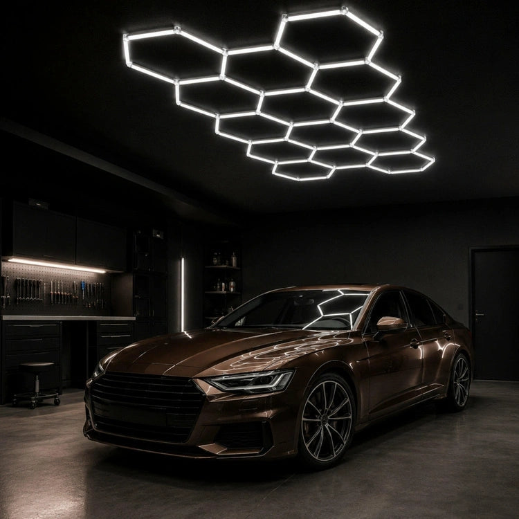 Modulinis lubinis LED šviestuvas Hexagon